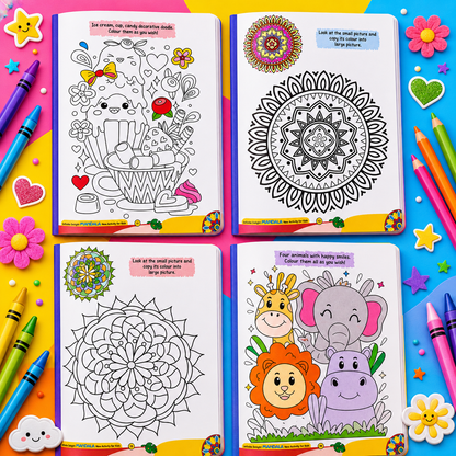 Unlimited Bliss Mandala – New Activity for Kids | Creative Colouring Book