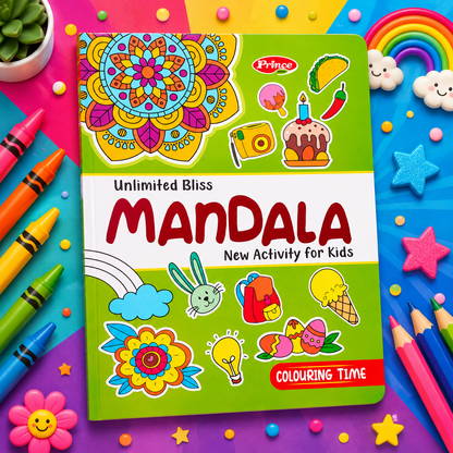 Unlimited Bliss Mandala – New Activity for Kids | Creative Colouring Book