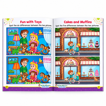 My First Activity Box – 10 Books Set for Kids | Alphabet, Numbers, Puzzles, Mazes, Matching & More | Learning Activity Books for Ages 3+