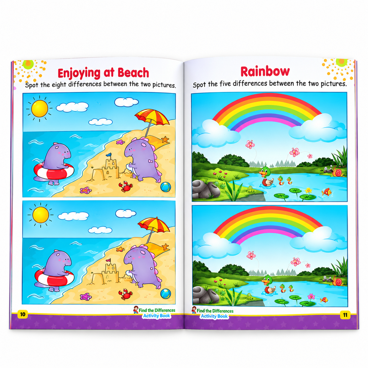 My First Activity Box – 10 Books Set for Kids | Alphabet, Numbers, Puzzles, Mazes, Matching & More | Learning Activity Books for Ages 3+