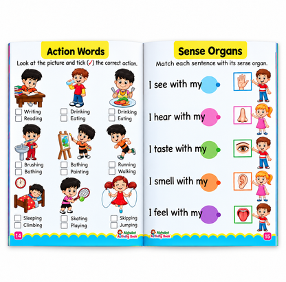 My First Activity Box – 10 Books Set for Kids | Alphabet, Numbers, Puzzles, Mazes, Matching & More | Learning Activity Books for Ages 3+