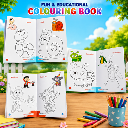 Ultimate Kids Colouring Mega Pack – 18 Books + FREE Crayons | Fun Learning Gift Set